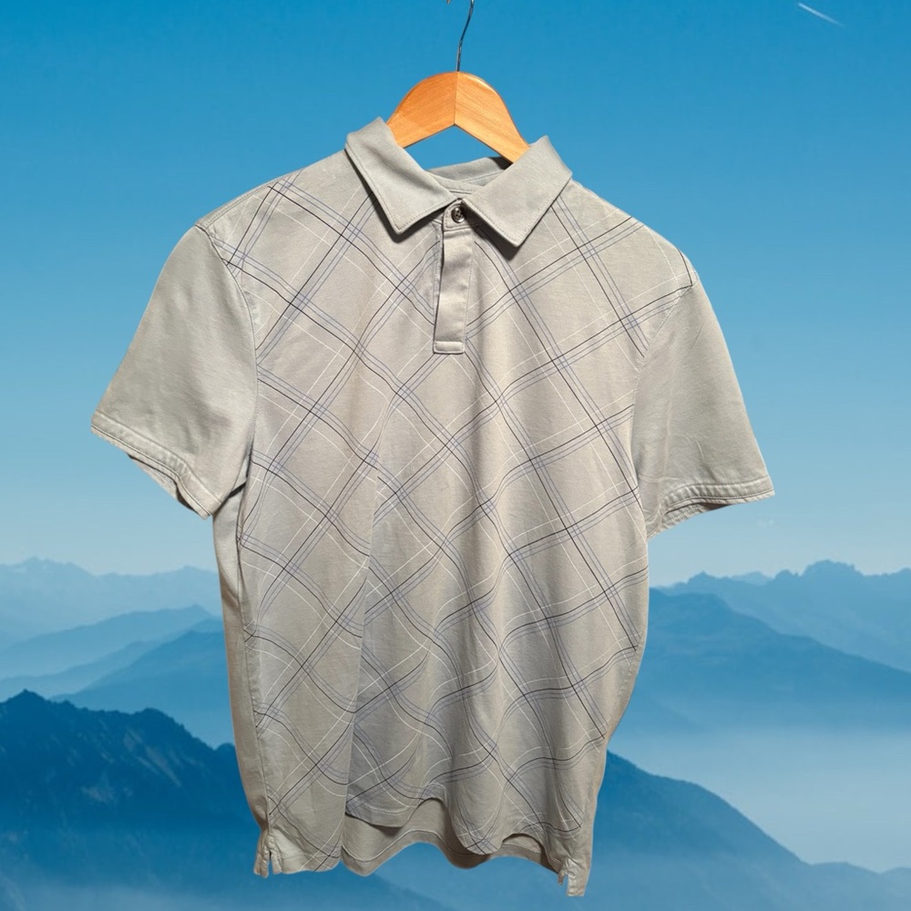Banana Republic Blue Polo Shirt EUC